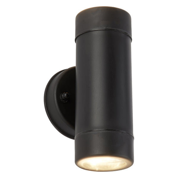 Searchlight 7592-2BK Coastal Outdoor LED 2Lt Wall Light- Black Polypropylene,IP44