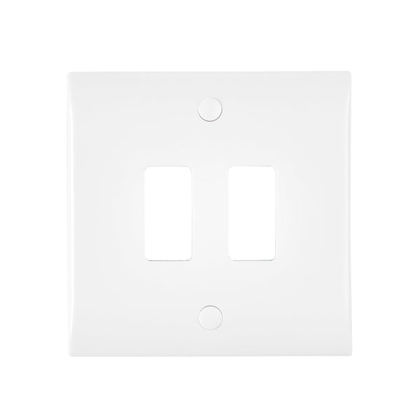 Saxby CEGFP2 2G Grid Front Plate