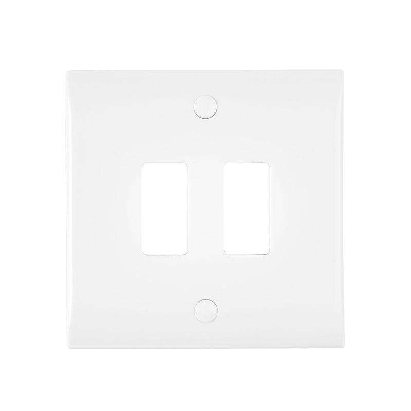 Saxby CEGFP2 2G Grid Front Plate