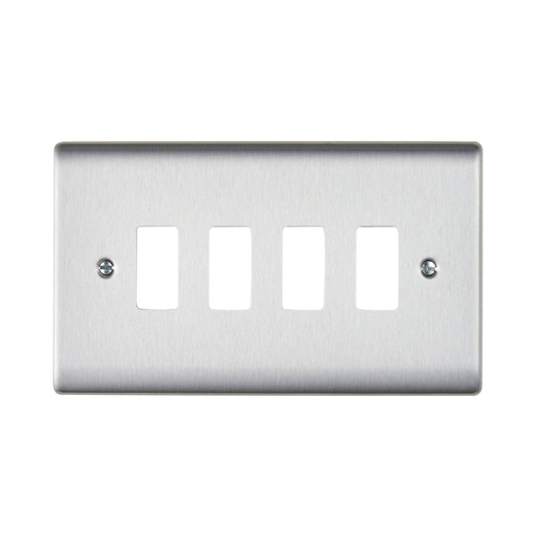 Saxby RSGFP4BS 4G Grid Front Plate