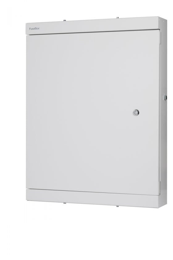 Fusebox TPN12FB Three Phase 12 way 125A, TPN Distribution Board, 4P Main Switch - Fusebox - Falcon Electrical UK
