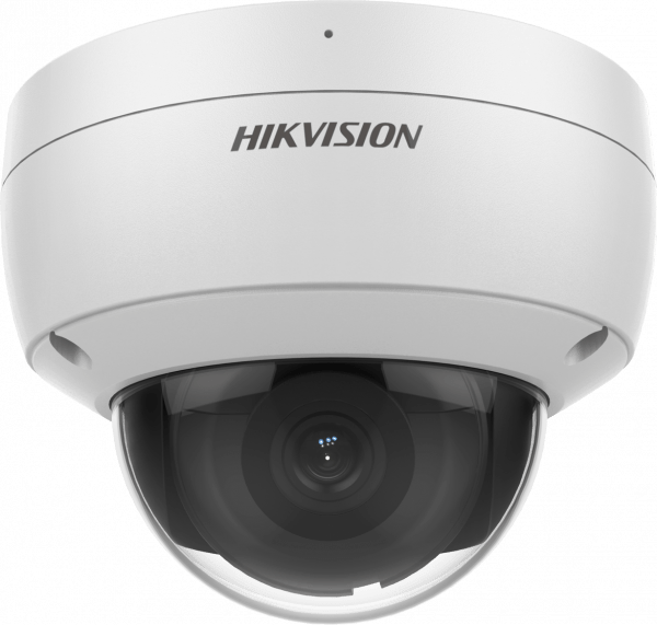 Hikvision DS-2CD3186G2-ISU(2.8mm)(C) 8MP AcuSense internal dome, 2.8mm lens, H.265+, DC12V & PoE, WDR, 40m IR, built in microphone - Hikvision - Falcon Electrical UK