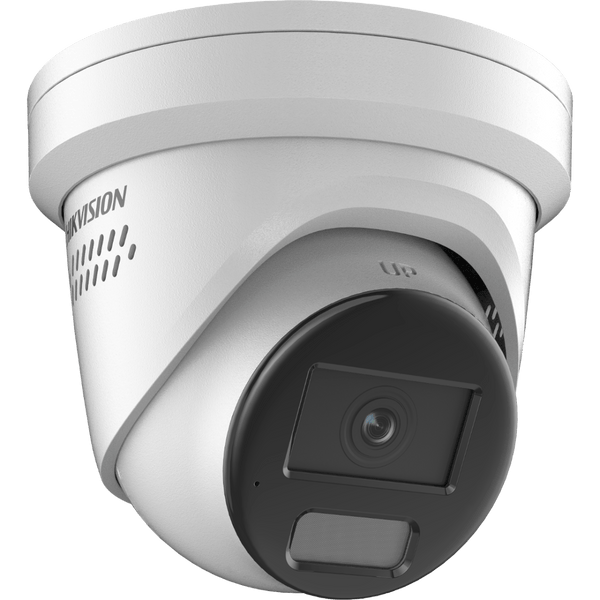 Hikvision DS-2CD2347G2-LSU-SL(2.8mm)(C) 4MP ColouVu AcuSense External Turret Camera with 2.8mm Lens - Hikvision - Falcon Electrical UK