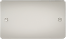 Knightsbridge MLA FP8360PL Flat Plate 2G blanking plate - pearl - Knightsbridge MLA - Falcon Electrical UK