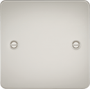 Knightsbridge MLA FP8350PL Flat Plate 1G blanking plate - pearl - Knightsbridge MLA - Falcon Electrical UK