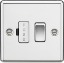 Knightsbridge MLA CL63PC 13A Switched Fused Spur Unit - Rounded Edge Polished Chrome - Knightsbridge MLA - Falcon Electrical UK