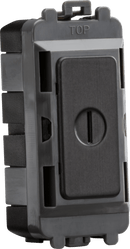 Knightsbridge MLA GDM009SB 20AX 2 way SP key module - smoked bronze - Knightsbridge MLA - Falcon Electrical UK