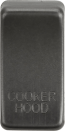 Knightsbridge MLA GDCOOKSB Switch cover "marked COOKER HOOD" - smoked bronze - Knightsbridge MLA - Falcon Electrical UK