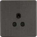 Knightsbridge MLA SF5ASB Screwless 5A Unswitched Socket - Smoked Bronze - Knightsbridge MLA - Falcon Electrical UK