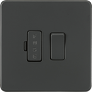 Knightsbridge MLA SF6300AT Screwless 13A Switched Fused Spur Unit - Anthracite - Knightsbridge MLA - Falcon Electrical UK