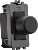 Knightsbridge MLA GDM200AT 1G 2-way 10-200W (10-100W LED) trailing edge dimmer - anthracite - Knightsbridge MLA - Falcon Electrical UK