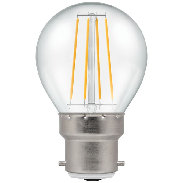 Golfball LED Filament Lamp, 4W, 2700K (B G45-C B22) - Mixed - Falcon Electrical UK