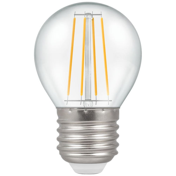 Golfball LED Filament Lamp, 4W, 2700K (B G45-C E27) - Mixed - Falcon Electrical UK