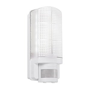 Saxby 73717 Motion LED PIR 1lt wall IP44 6W daylight white - Saxby - Falcon Electrical UK