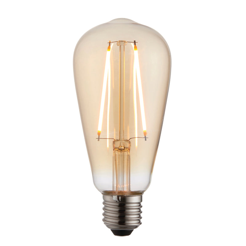 Endon 77107 E27 LED filament pear 1lt Accessory - Endon - Falcon Electrical UK