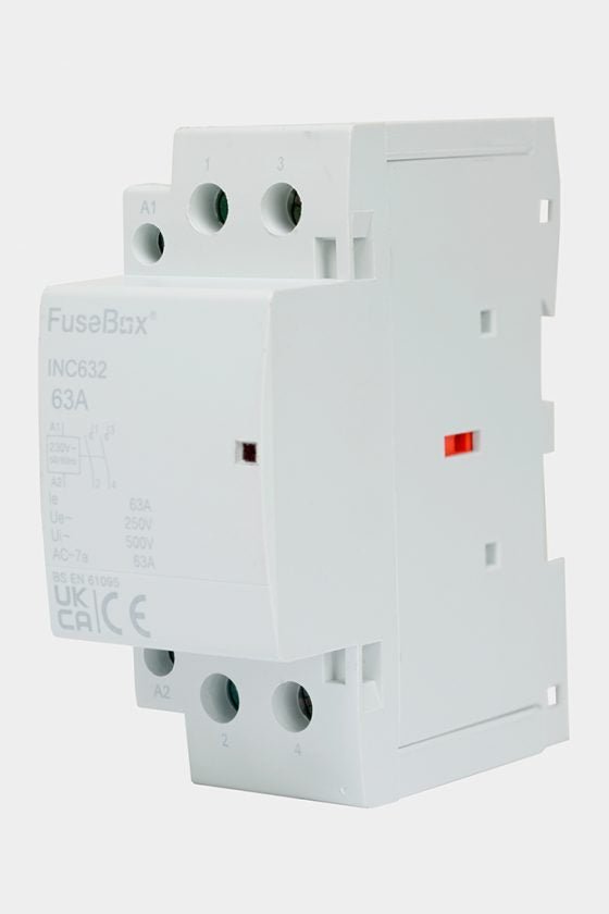 Fusebox INC632 63A 2P N-O Installation Contactors 230V (36mm) - Fusebox - Falcon Electrical UK