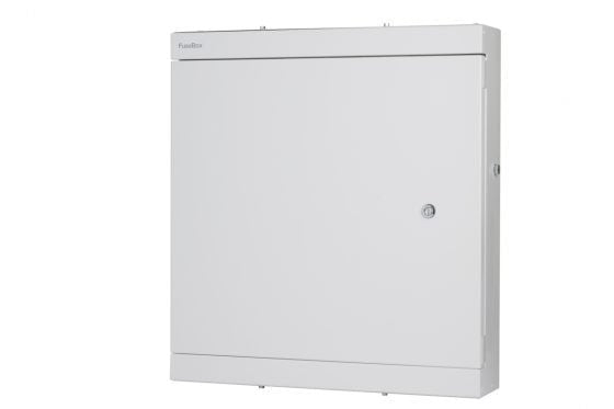 Fusebox TPN03FBX Three Phase 3 way T2 SPD 125A, TPN Distribution Board, 4P Main Switch - Fusebox - Falcon Electrical UK