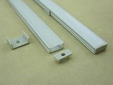 A1707 3m Length, Low-Profile Aluminium Profile for LED Strip Light - Mixed Supply - Falcon Electrical UK