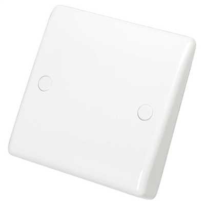 BG 858 Nexus White Moulded Single 25A Flex Outlet Plate - BG - Falcon Electrical UK