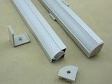 C1919 3m Length, Diagonal Aluminium Profile for LED Strip Light - Mixed Supply - Falcon Electrical UK