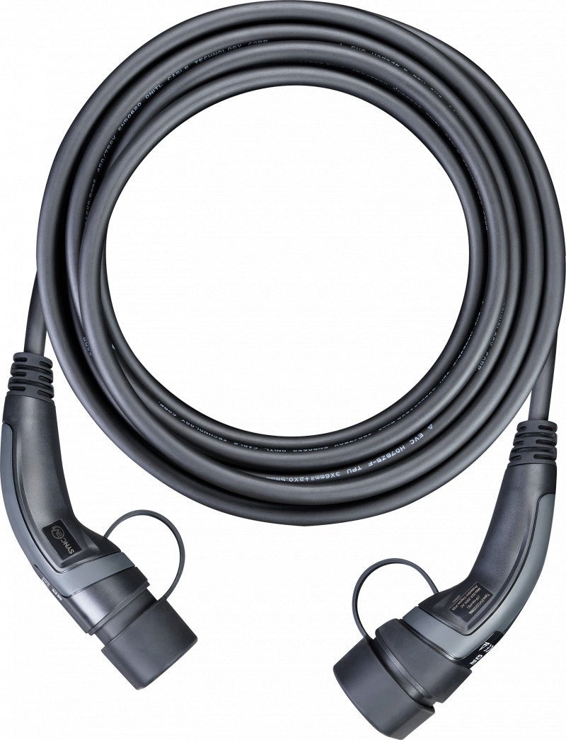 BG EVC22328SL SyncEV 32A 7kW Mode 3 Type 2 to Type 2 EV charging cable 8m - BG - Falcon Electrical UK