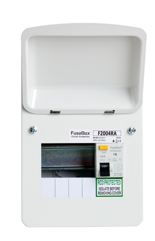 Fusebox F2007RA 7 Way, 80A RCD Consumer Unit (30mA,Type A) - Fusebox - Falcon Electrical UK