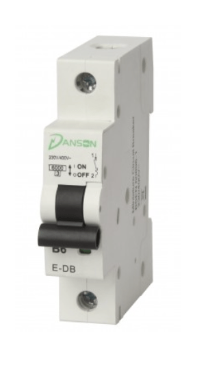Danson E-DBYC140 40A, Single Pole C-Type MCB, 6kA, 1M - Danson - Falcon Electrical UK