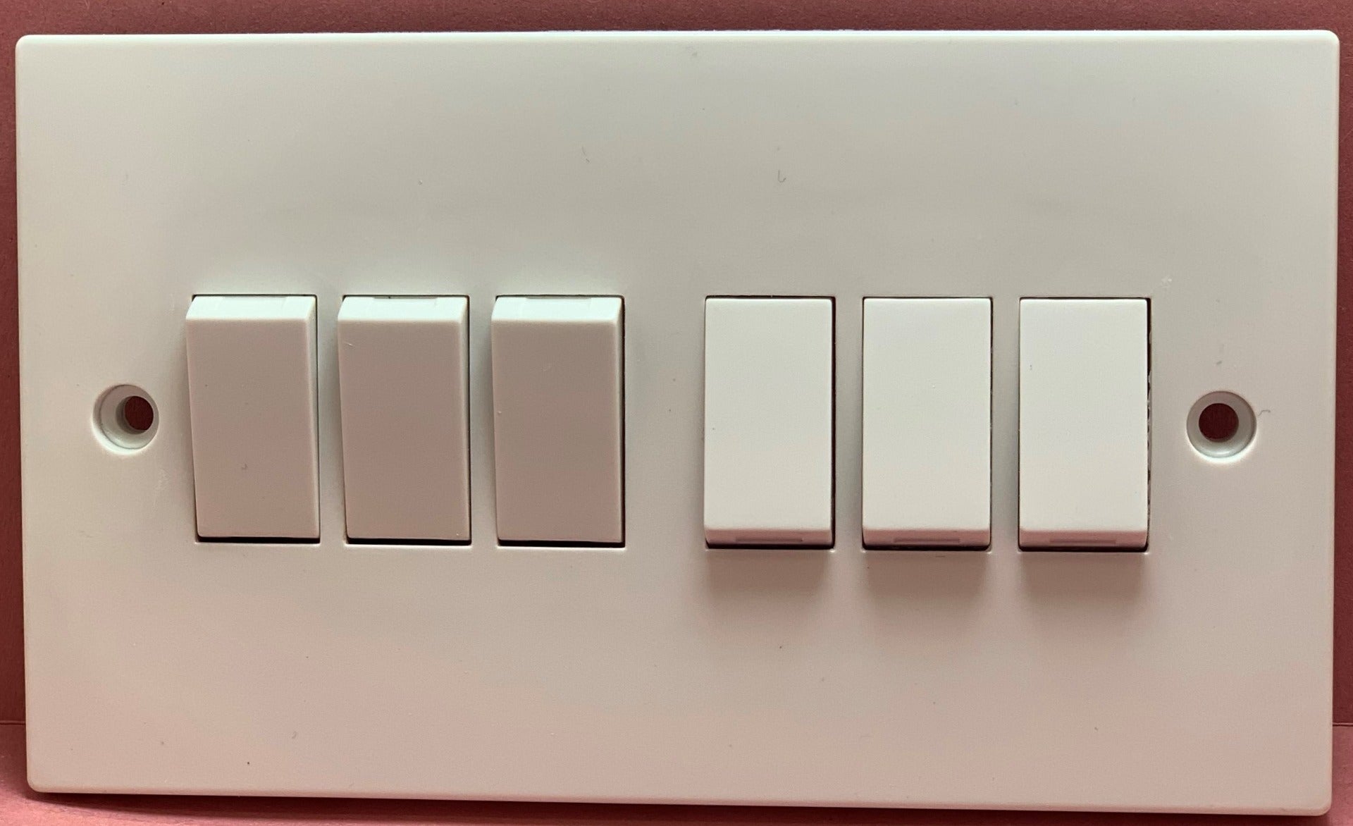 Quadrant XL 6G Light Switch 2 Way 10A V6G2W Quadrant Falcon