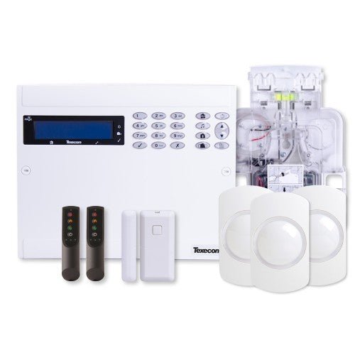 Texecom KIT-1004 Ricochet Premier Elite 64 Zone Self-Contained Wireless Capture Alarm Kit with Sounder - Texecom - Falcon Electrical UK