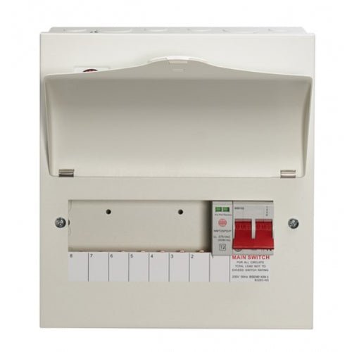 Wylex NM706LS 7-Way Consumer Unit With 100A Main Switch and SPD - Wylex - Falcon Electrical UK