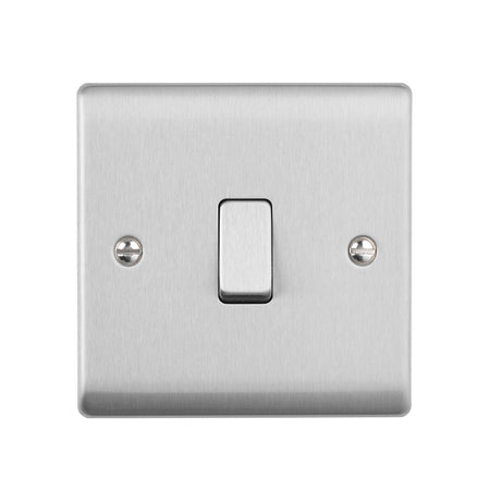 Saxby Brushed Steel - Falcon Electrical