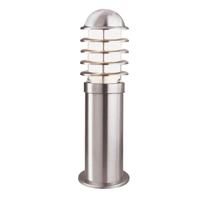 Searchlight 052-450 Louvre Outdoor Post - Stainless Steel Metal & Polycarbonate