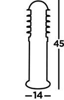 Searchlight 052-450 Louvre Outdoor Post - Stainless Steel Metal & Polycarbonate