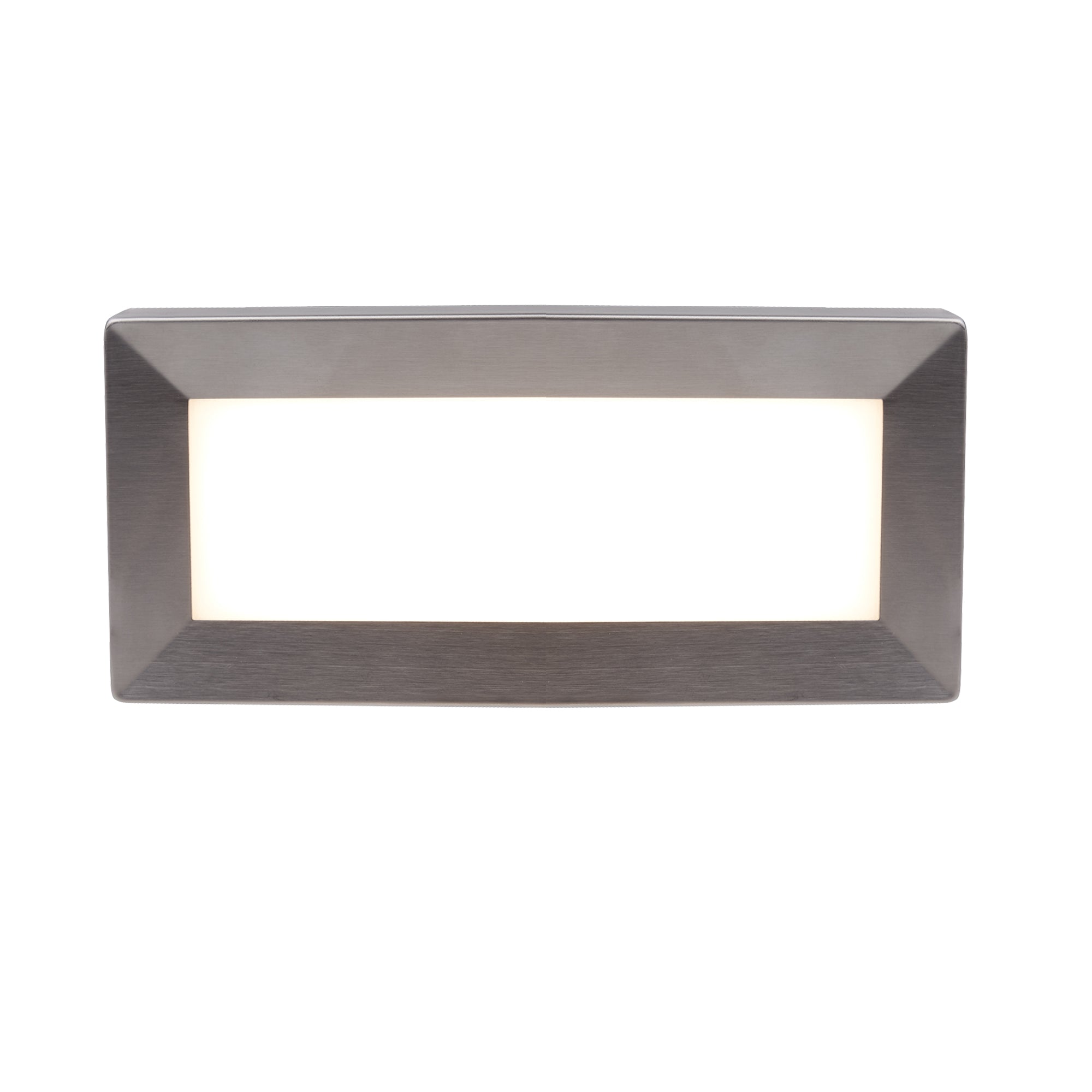 Searchlight 0762 Ankle Outdoor Wall Light- Satin Silver Metal ...