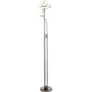 Searchlight 1024SNCC Gio Floor Lamp - Satin Nickel & Chrome Metal