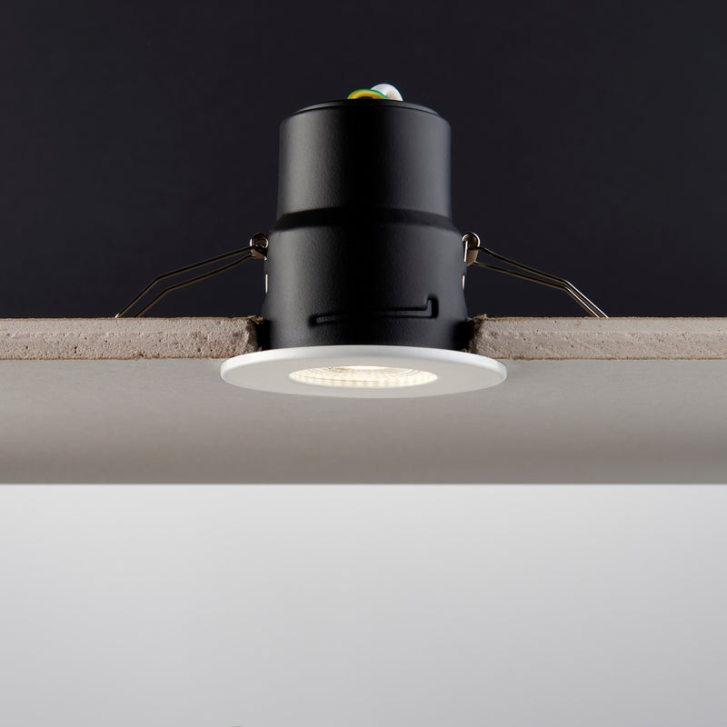 Saxby 109805 ShieldONE Fire - Rated Dimmable Recessed Downlight with Multiple Bezel Options - Saxby - Falcon Electrical