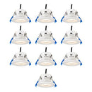 PACK OF 10 - Saxby 113639 ShieldECO Waterproof (IP65), Fire Rated, Colour Changing (CCT), Dimmable LED Downlight - Saxby - Falcon Electrical