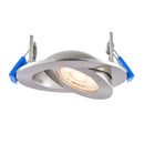 Saxby 119101 Shield360 4CCT Tri Wattage - Satin Nickel IP44 8W cct