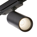 Saxby 120337 Lunaro 3-Phase Multi Wattage Track Head 4000K - Matt Black