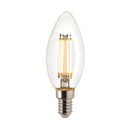 Saxby 120802 E14 LED FILAMENT CANDLE 2.2W ULTRA EFFICIENT | 470LM | 214LM/W | 3000K
