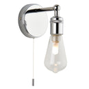 Saxby 120815 Ori 1lt Wall 3.5W IP44 - Chrome