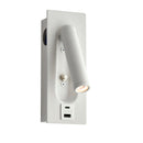 Saxby 120964 Lumos 1lt Wall 3W 3000K - Matt White