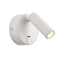 Saxby 120967 Lumos Mini 1lt Wall 3W 3000K - Matt White