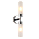 Saxby 121016 Frost 2lt Wall IP44 6W - Chrome