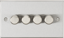 Knightsbridge MLA CS2194BC 4G 2-way 10-200W (5-150W LED) Intelligent dimmer - Brushed Chrome