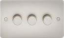 Knightsbridge MLA FP2193PL 3G 2-way 10-200W (5-150W LED) Intelligent dimmer - Pearl