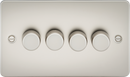 Knightsbridge MLA FP2194PL 4G 2-way 10-200W (5-150W LED) Intelligent dimmer - Pearl