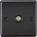 Knightsbridge MLA CL010MB TV Outlet (non-isolated) - Matt Black