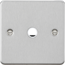 Knightsbridge MLA  FP8342BC 20A Flex Outlet Plate - Brushed Chrome