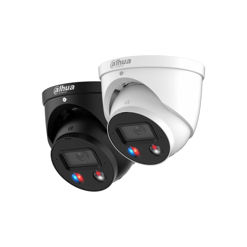 Dahua DH - IPC - HDW3849H - AS - PV 8 MP Smart Dual Light Active Deterrence Fixed - focal Eyeball WizSense Network Camera - Dahua - Falcon Electrical